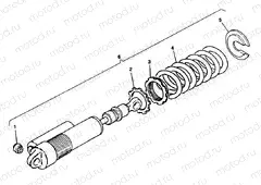 REAR SHOCK ABSORBER » SWING ARM