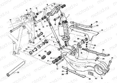 REAR SHOCK ABSORBER » SWING ARM