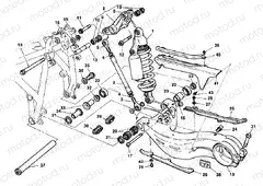 REAR SHOCK ABSORBER » SWING ARM