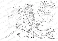 REAR SHOCK ABSORBER » SWING ARM