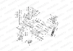 REAR SUSPENSION - A01CH42AA (4964436443C005) | REAR SUSPENSION - A01CH42AA (4964436443C005)