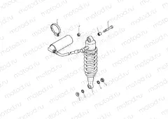Rear Suspension Unit Single sided swingarm