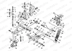 REAR SUSPENSION - W98CH50AB (4945714571c009) | REAR SUSPENSION - W98CH50AB (4945714571c009)