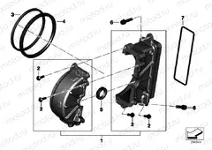 Rear swing arm pinion cover