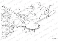 REAR SWINGING ARM [MOD:HYM 950]