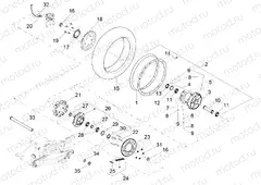 Rear wheel