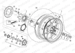Rear wheel