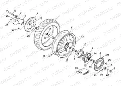 Rear wheel