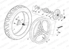 Rear wheel