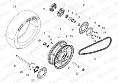 Rear wheel