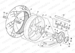 Rear wheel