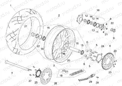 Rear wheel