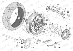 Rear wheel