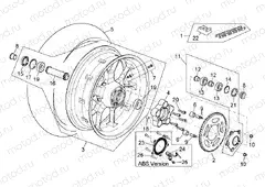 Rear wheel