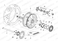 Rear wheel