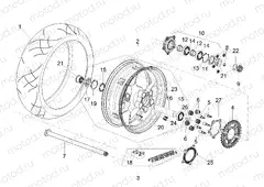 Rear wheel