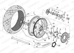 Rear wheel