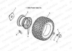 REAR WHEEL - A02EA09CA/CB/CC (4999202359920235B08) | REAR WHEEL - A02EA09CA/CB/CC (4999202359920235B08)