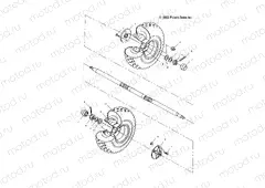 REAR WHEEL - A04BA25CA/CB (4986228622C02) | REAR WHEEL - A04BA25CA/CB (4986228622C02)