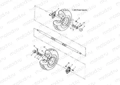 REAR WHEEL - A05BG50AA/FA (4999201499920149B08) | REAR WHEEL - A05BG50AA/FA (4999201499920149B08)