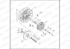 REAR WHEEL - CAST