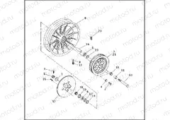 REAR WHEEL - CAST