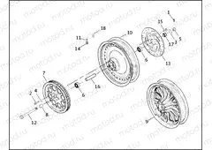 REAR WHEEL - CAST