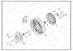 REAR WHEEL - CAST