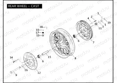 REAR WHEEL - CAST