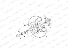 REAR WHEEL DRIVE - A02CK42AA/AB (4970327032C01) | REAR WHEEL DRIVE - A02CK42AA/AB (4970327032C01)