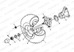 REAR WHEEL DRIVE - A99CH45IA (4949154915C011) | REAR WHEEL DRIVE - A99CH45IA (4949154915C011)