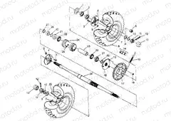 REAR WHEEL DRIVE ASSEMBLY 2x4 400L W947540 (4926752675C001) | REAR WHEEL DRIVE ASSEMBLY 2x4 400L W947540 (4926752675C001)