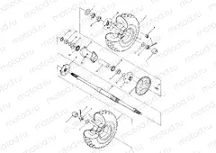 Rear Wheel Drive Assembly (4913491349017A) | Rear Wheel Drive Assembly (4913491349017A)