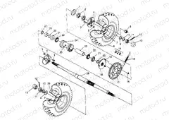 REAR WHEEL DRIVE ASSEMBLY 4X4 400L W948140 (4926772677C005) | REAR WHEEL DRIVE ASSEMBLY 4X4 400L W948140 (4926772677C005)