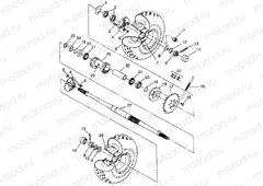 REAR WHEEL DRIVE - S98AE50E (4946394639d002) | REAR WHEEL DRIVE - S98AE50E (4946394639d002)