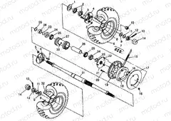 REAR WHEEL DRIVE Sport 400L W98BA38C (4947234723C001) | REAR WHEEL DRIVE Sport 400L W98BA38C (4947234723C001)