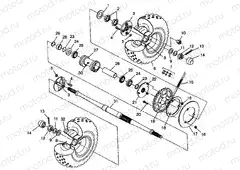 REAR WHEEL DRIVE - W98AC42A (4945214521C007) | REAR WHEEL DRIVE - W98AC42A (4945214521C007)