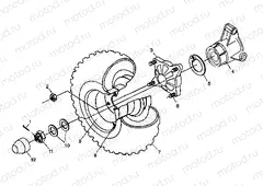 REAR WHEEL DRIVE - W98CH50A(C)(D)(E)(F) (4950135013c008) | REAR WHEEL DRIVE - W98CH50A(C)(D)(E)(F) (4950135013c008)
