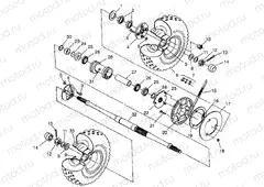 REAR WHEEL DRIVE XPRESS 300 W969530 and XPRESS 400 W969540 (4935923592C011) | REAR WHEEL DRIVE XPRESS 300 W969530 and XPRESS 400 W969540 (4935923592C011)