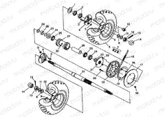 REAR WHEEL DRIVE XPRESS 300 W98CA28C (4945364536C004) | REAR WHEEL DRIVE XPRESS 300 W98CA28C (4945364536C004)