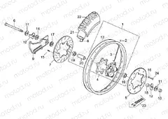 Rear wheel - ENDURO