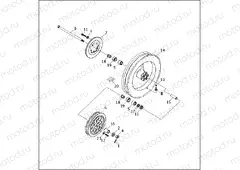 REAR WHEEL - FLHTP