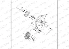 REAR WHEEL - FLHTP