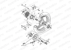 REAR WHEEL FOR CAST WHEEL