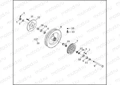 REAR WHEEL - FXRP