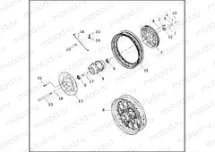 REAR WHEEL - LACED
