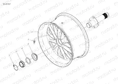 REAR WHEEL [MOD:DVL1260]
