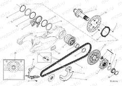 REAR WHEEL SPINDLE [MOD:1199 R;XST:AUS,EUR,FRA,JAP,TWN]