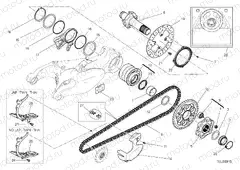 REAR WHEEL SPINDLE [MOD:1299]
