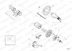 REAR WHEEL SPINDLE » REAR WHEEL